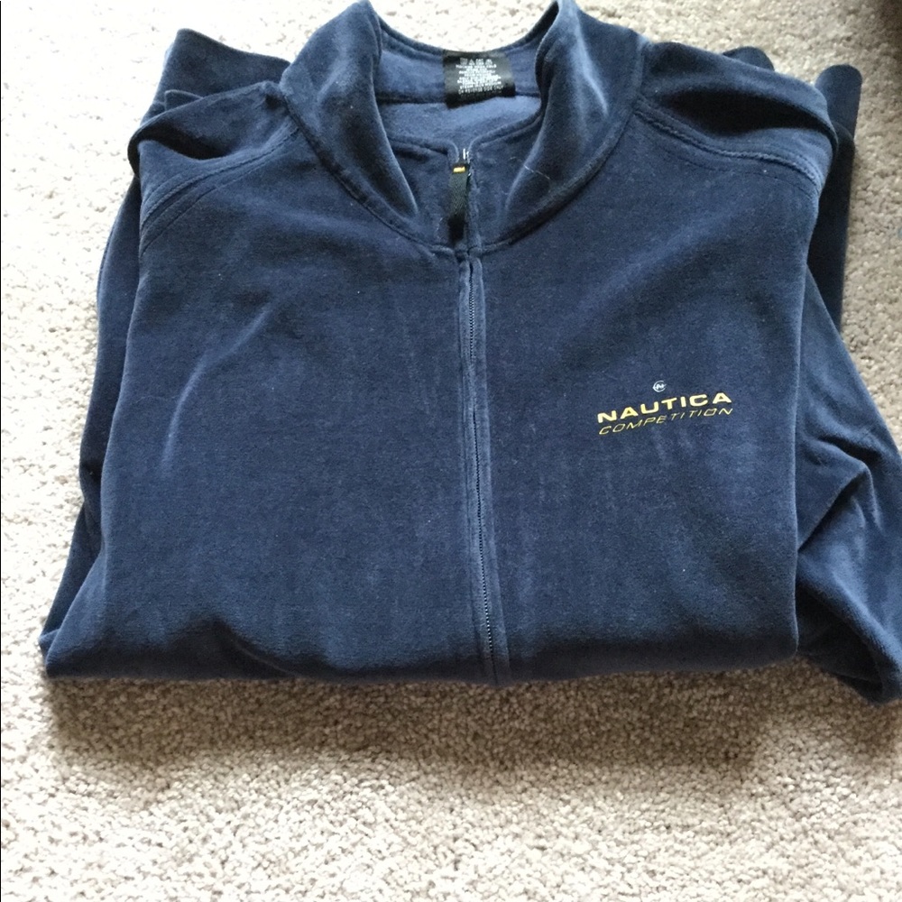 Retro nautica competition jacket dual zippers
